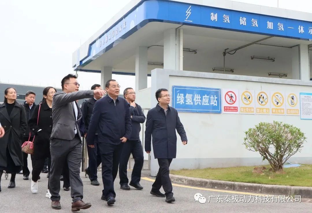 北京市大兴区区委副书记石银峰一行莅临泰极动力考察调研